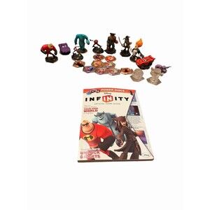 Disney infinity Figures lot Of 10 With Portal And Extras